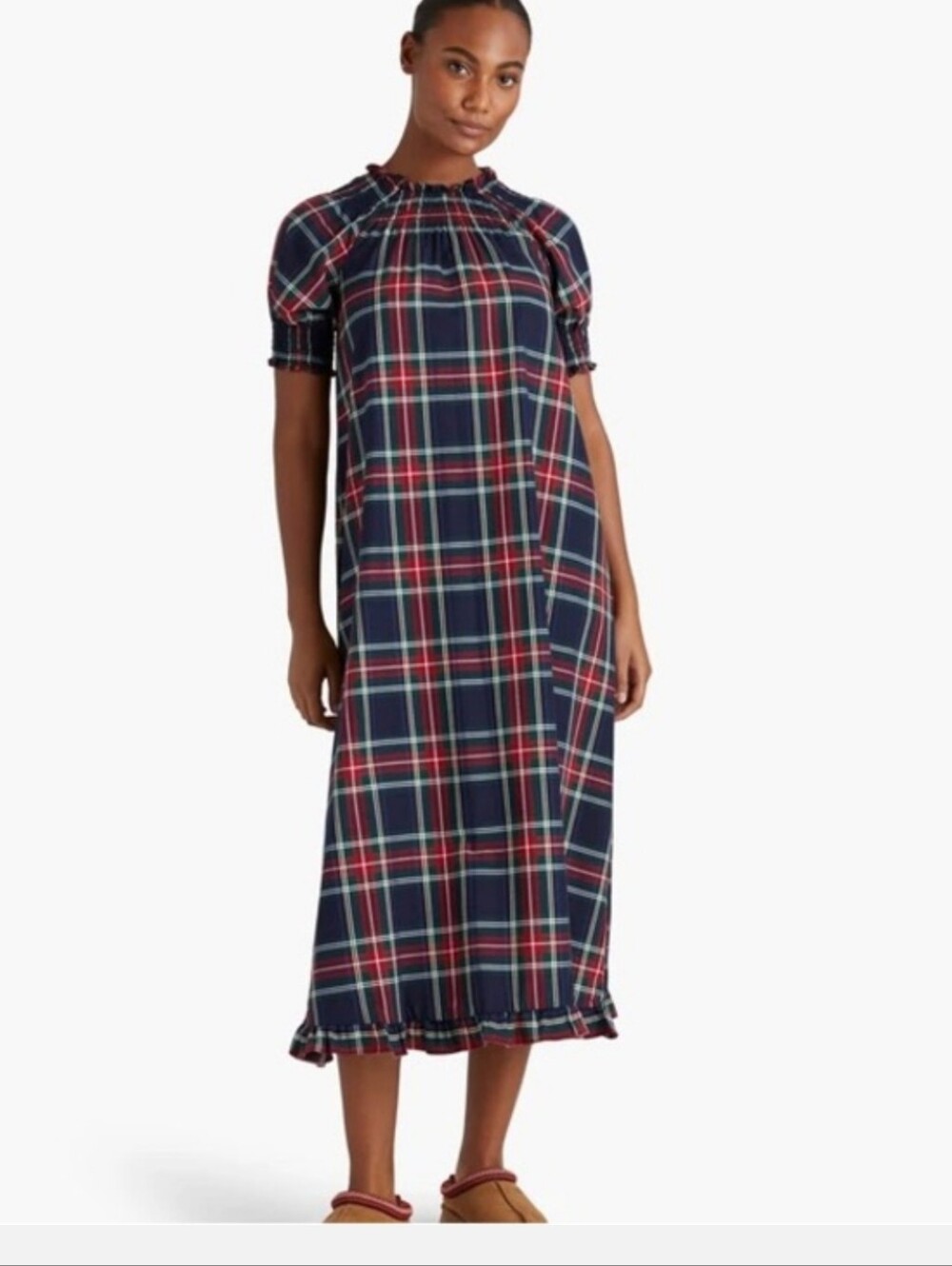 Hill House Size Xl Christmas Tartan Nap Dress Xl